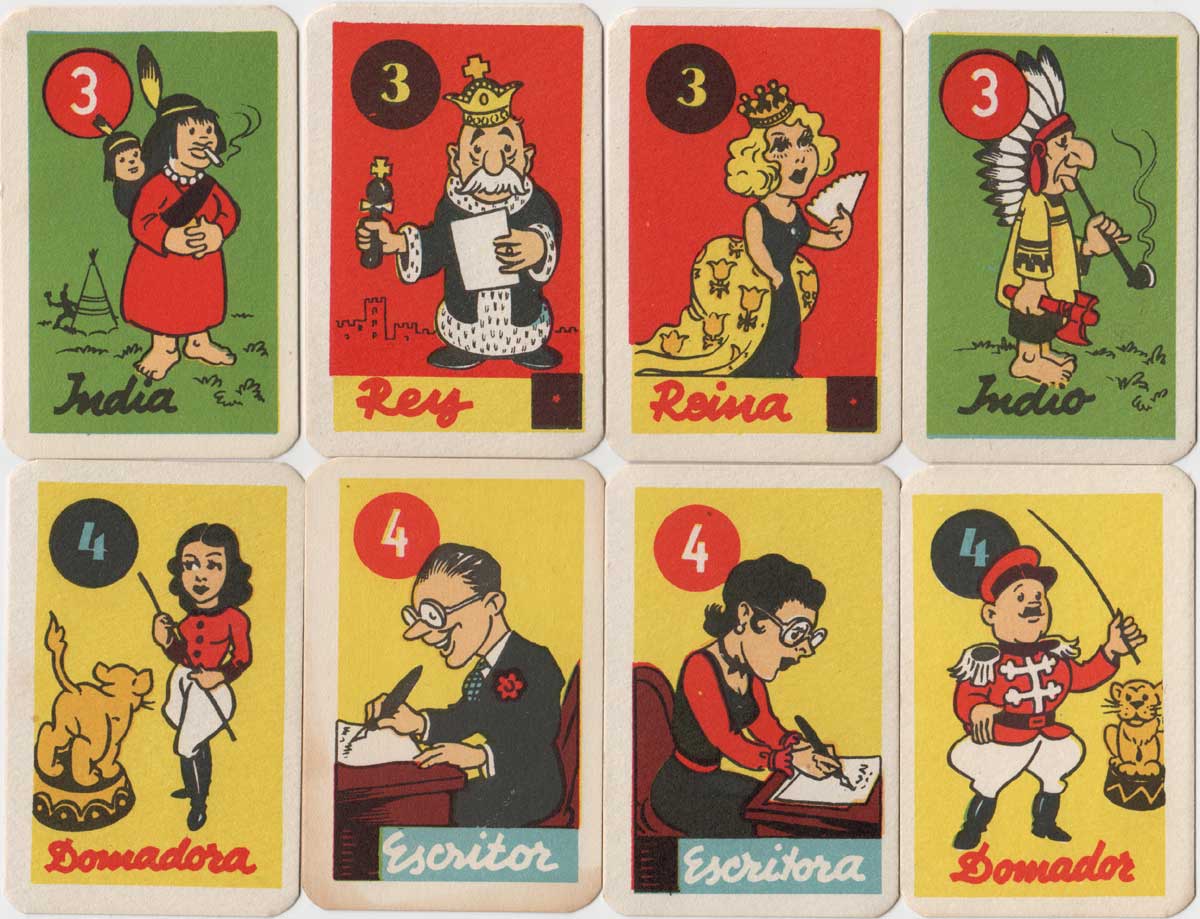 El Negrito Pedro card game, c.1950s