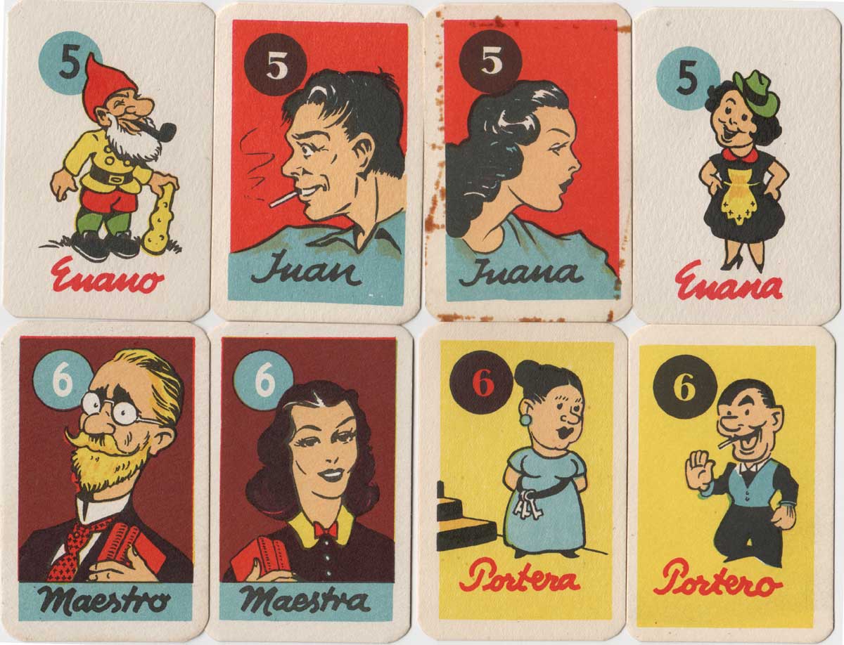 El Negrito Pedro card game, c.1950s