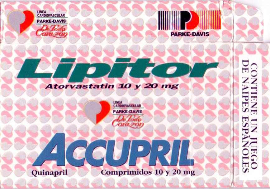 Parke-Davis Pharmaceuticals - Accupril & Lipitor, c.1998
