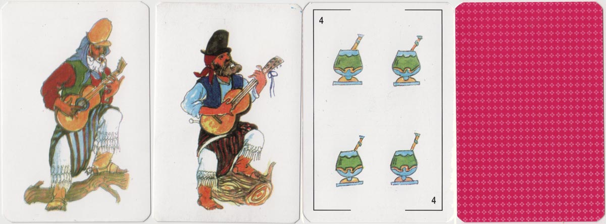 Gaucho playing cards with non-standard suit symbols Gaucho playing cards with non-standard suit symbols