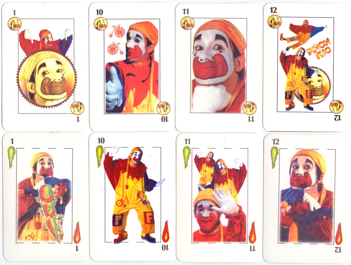 “Piñón Fijo” playing cards, anonymous manufacturer, Argentina c.1990
