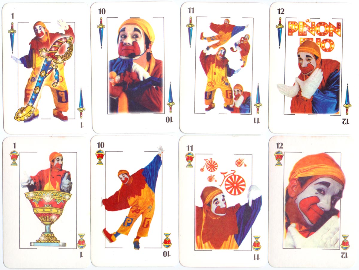 “Piñón Fijo” playing cards, anonymous manufacturer, Argentina c.1990