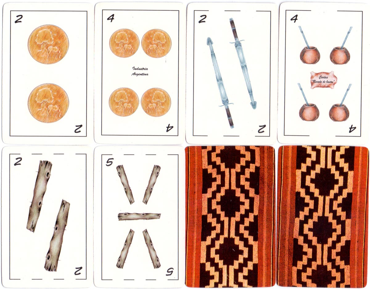 Recado de Bastos (‘Gaucho Scrapbook’) Gaucho-themed deck from Argentina, 2006