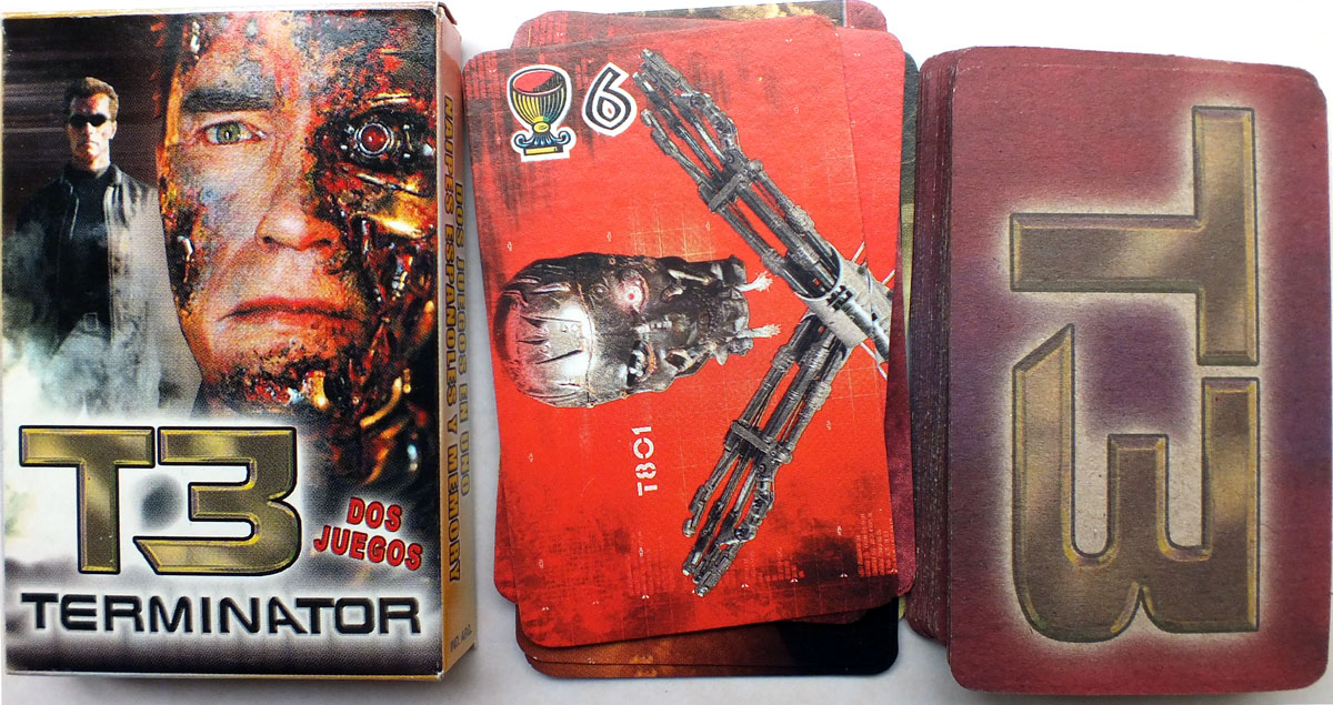 T3 Terminator playing cards based on the popular movie, 2003