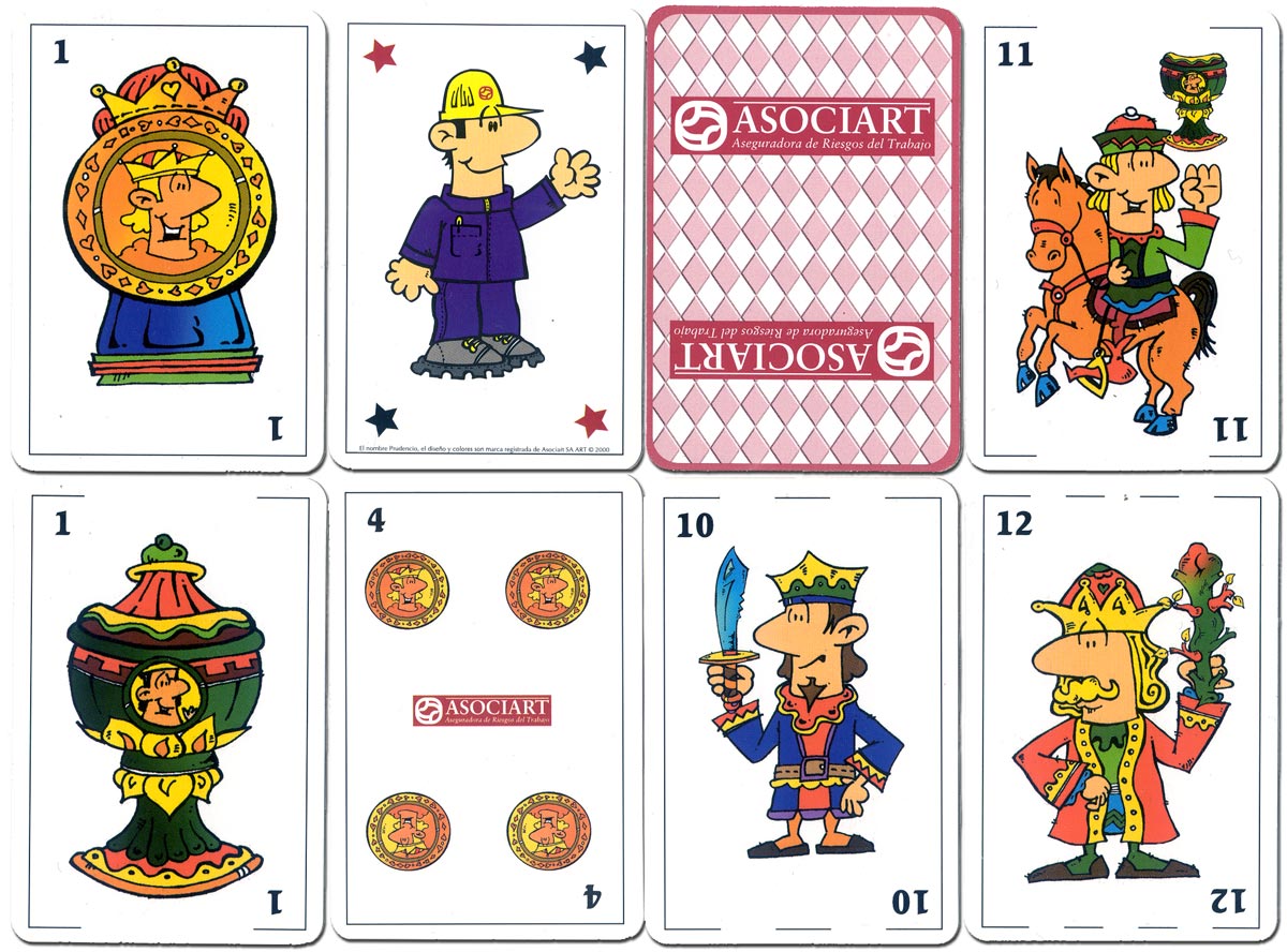 Asociart promotional playing cards, Argentina, 2000