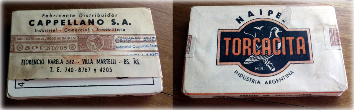 TORCACITA playing cards, early 1960s