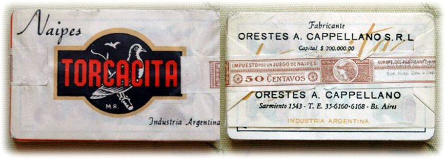 TORCACITA playing cards c.1945