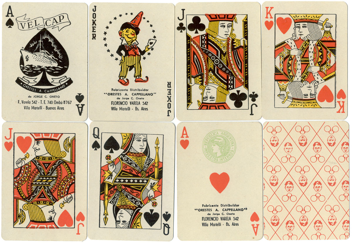 Lutz Ferrando y Cía Opticians playing cards made by Orestes A. Cappellano de Jorge C. Oneto, c.1960-65 Lutz Ferrando y Cía Opticians playing cards made by Orestes A. Cappellano de Jorge C. Oneto, c.1960-65