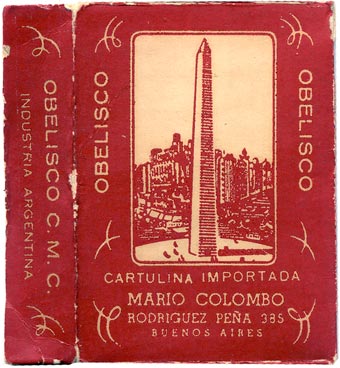 Naipes OBELISCO by Mario Colombo, Buenos Aires, c.1950
