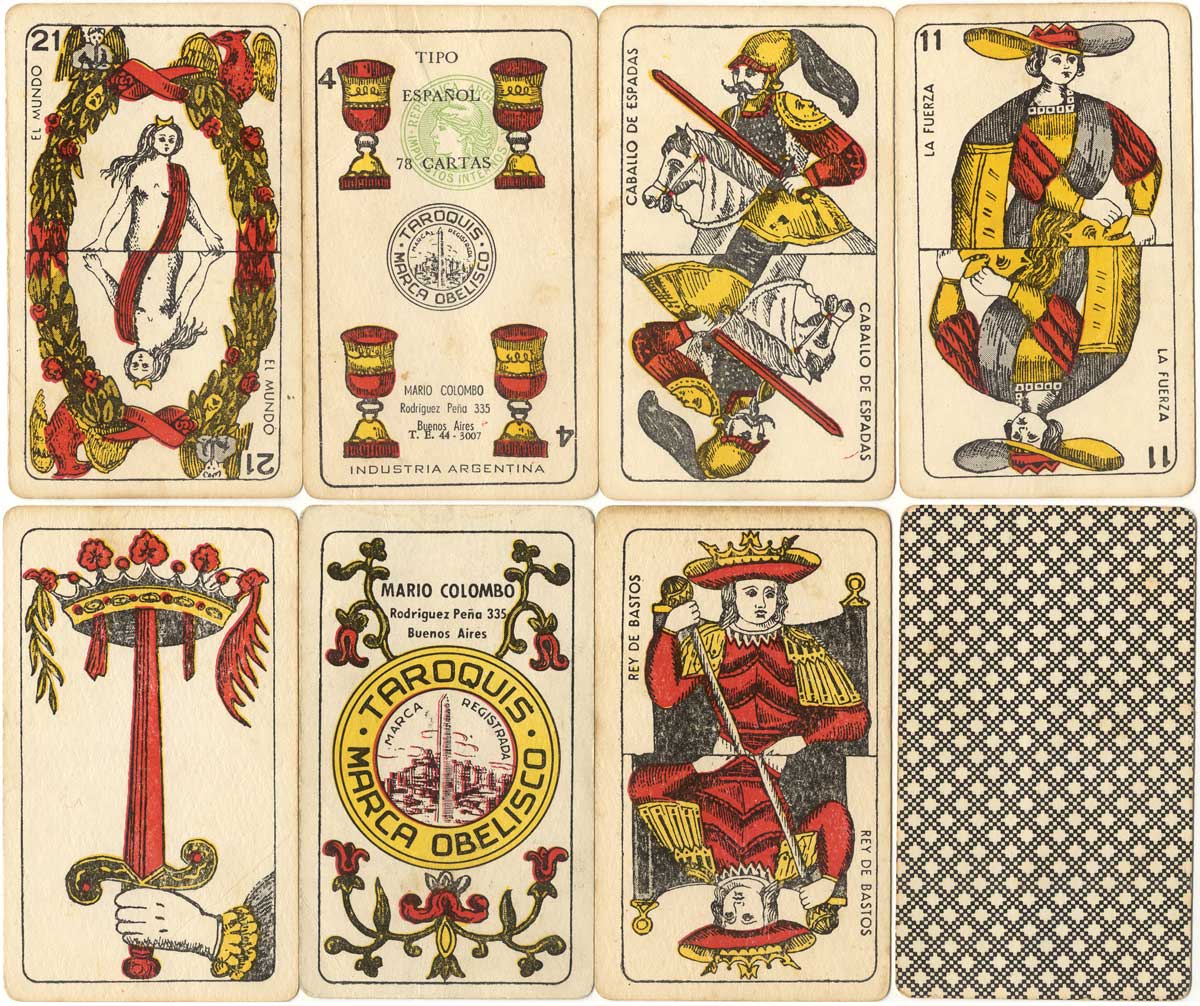 Taroquis Marca Obelisco, Mario Colombo, Buenos Aires, c.1960 Taroquis Marca Obelisco, Mario Colombo, Buenos Aires, c.1960