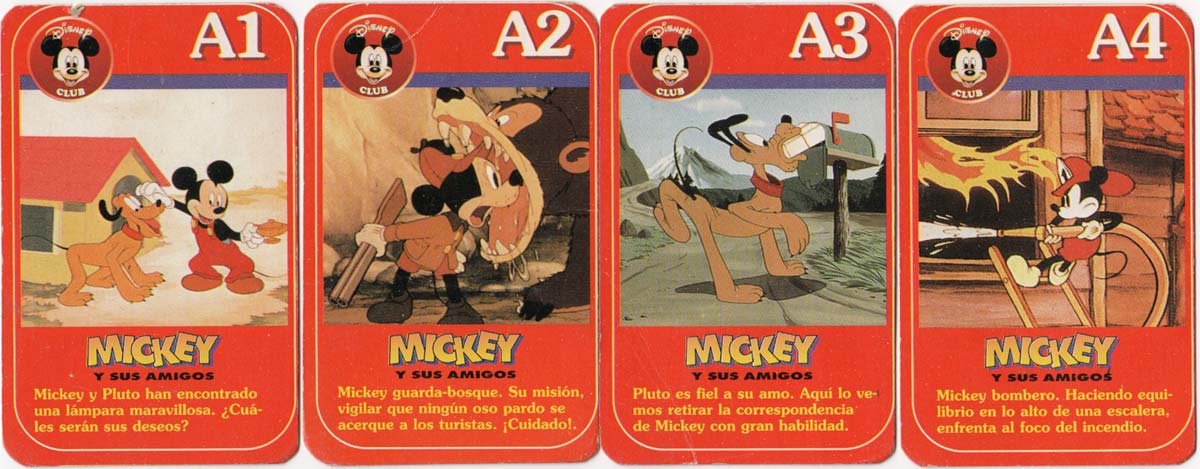 Disney Club card game by Cromy, 1990 Disney Club card game by Cromy, 1990