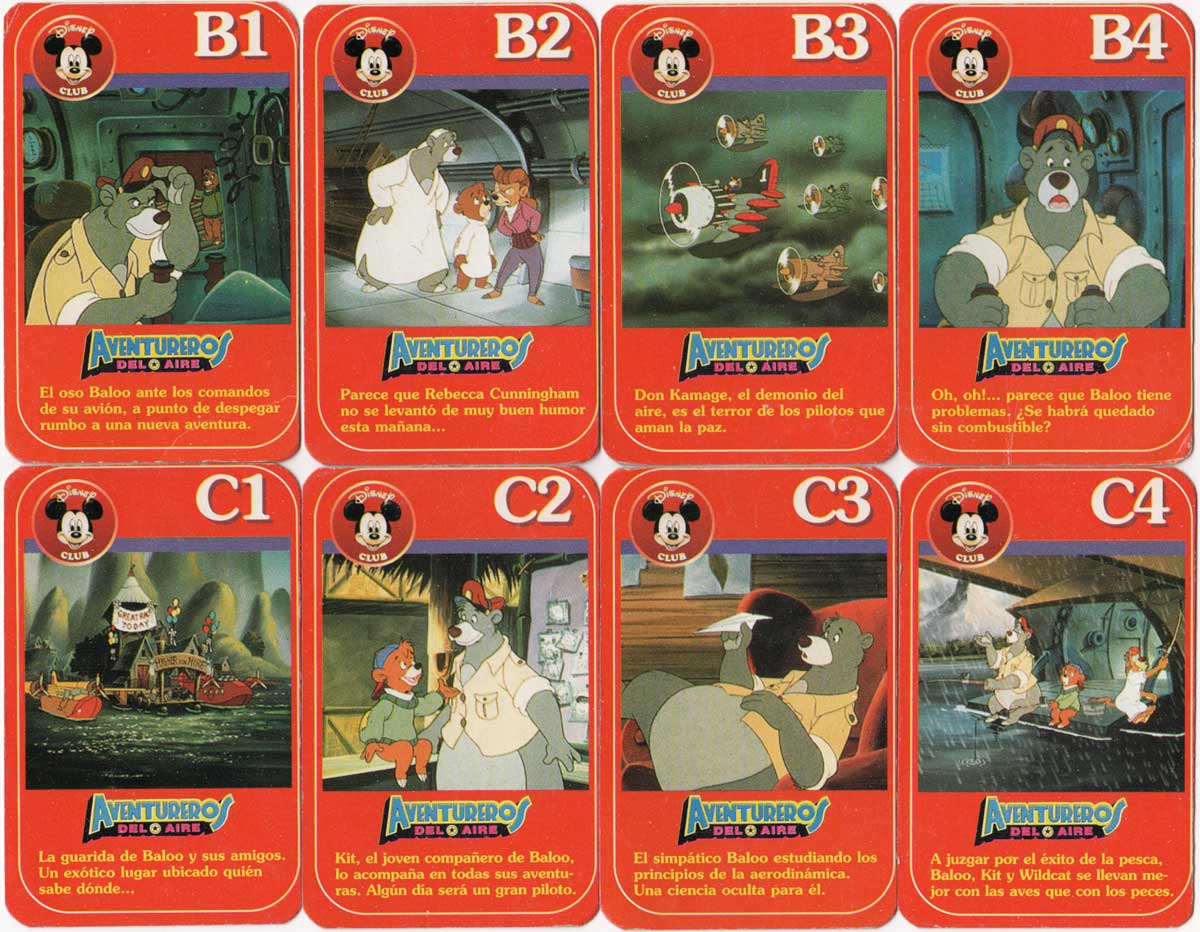 Disney Club card game by Cromy, 1990