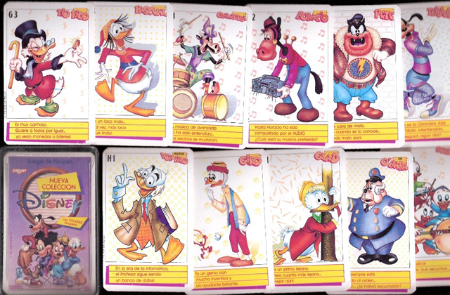 Disney Characters Cromy card game Argentina — The World of Playing Cards