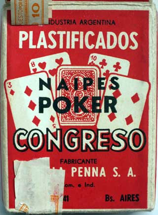 Box of Naipes Congreso, c.1966 Box of Naipes Congreso, c.1966
