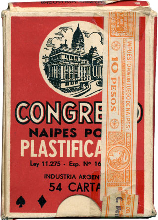 Box of Naipes Congreso, c.1966 Box of Naipes Congreso, c.1966