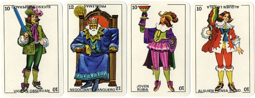 Buena Suerte Cartomancy cards published by Difusora S.A., Argentina, c.1975 Buena Suerte Cartomancy cards published by Difusora S.A., Argentina, c.1975