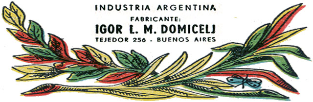 Igor L. M. Domicelj, Fabricante de Naipes, Buenos Aires, c.1945-55 Igor L. M. Domicelj, fabricante de naipes