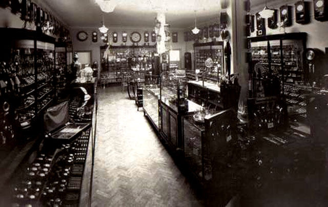 Interior of store