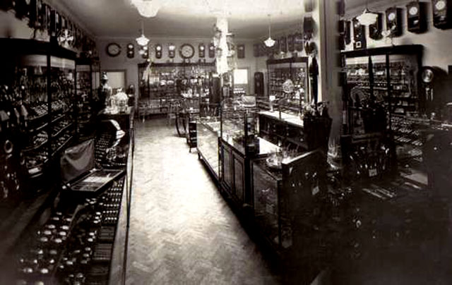 interior view of Casa Escasany store in Buenos Aires, c.1920 Interior of store