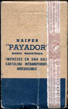 Naipes Payador box, c.1960