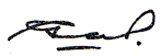 Gustavo A. Pueyrredón's signature