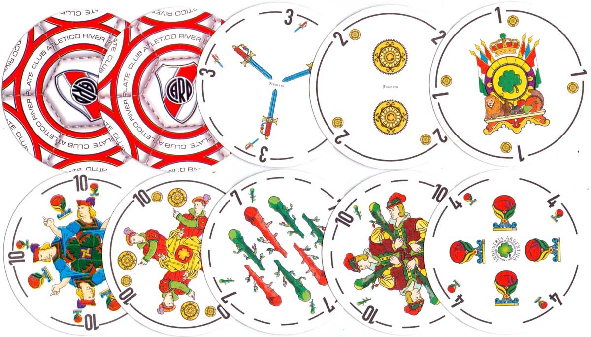 circular deck for Club Atletico River Plate, manufactured by Los Remos S.R.L. for Productos River, 2003