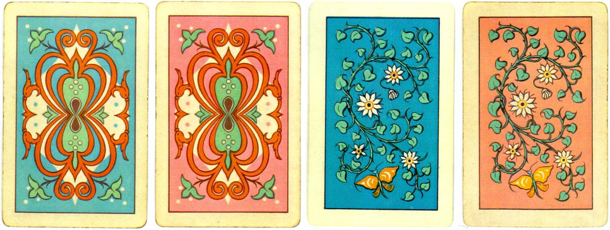 Back designs from Naipes Poker GALGO, late 1960s Back designs from Naipes Poker GALGO, late 1960s