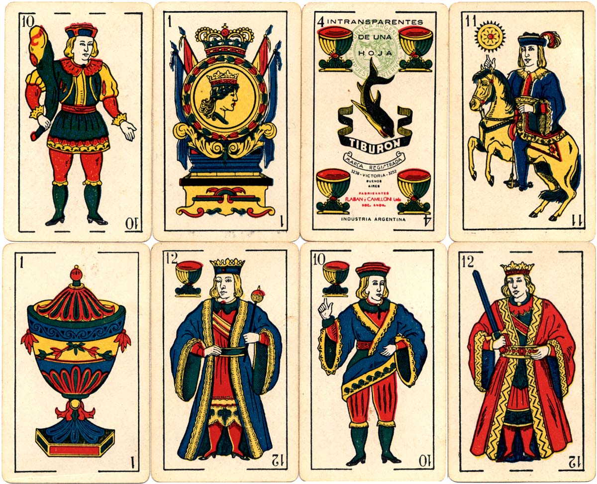 Flaiban y Camilloni, c.1936, Naipes Tiburón Flaiban y Camilloni, c.1936, Naipes Tiburón
