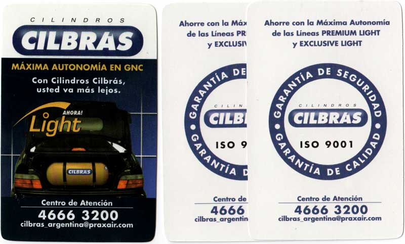 special pack manufactured by Gráfica 2001 for Cilbrás, Buenos Aires