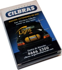 box from special pack manufactured by Gráfica 2001 for Cilbrás high-pressure cylinders, Buenos Aires