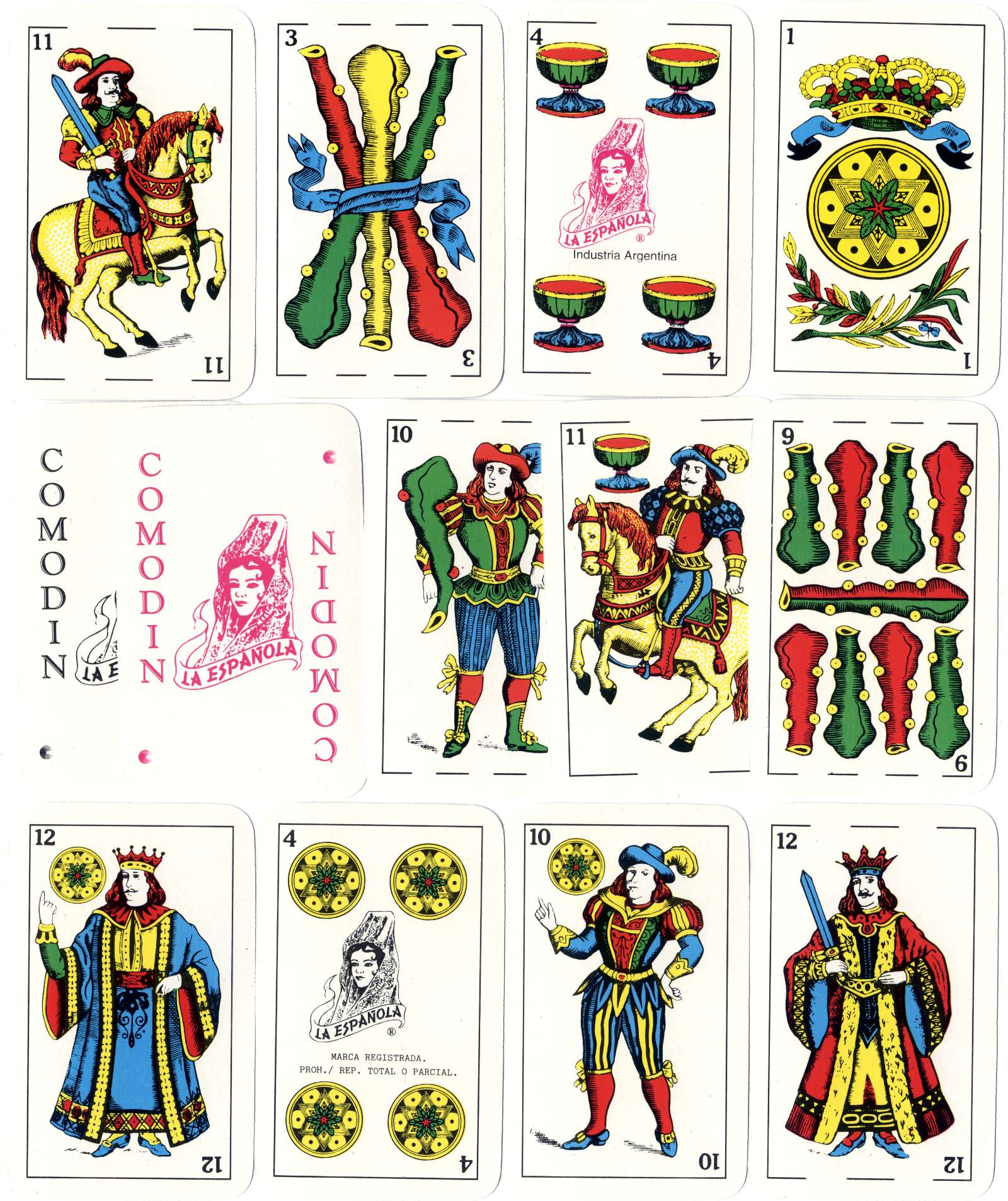 La Española Classic playing cards, Gráfica 2001's original classic ‘La Española’ Spanish-suited pack