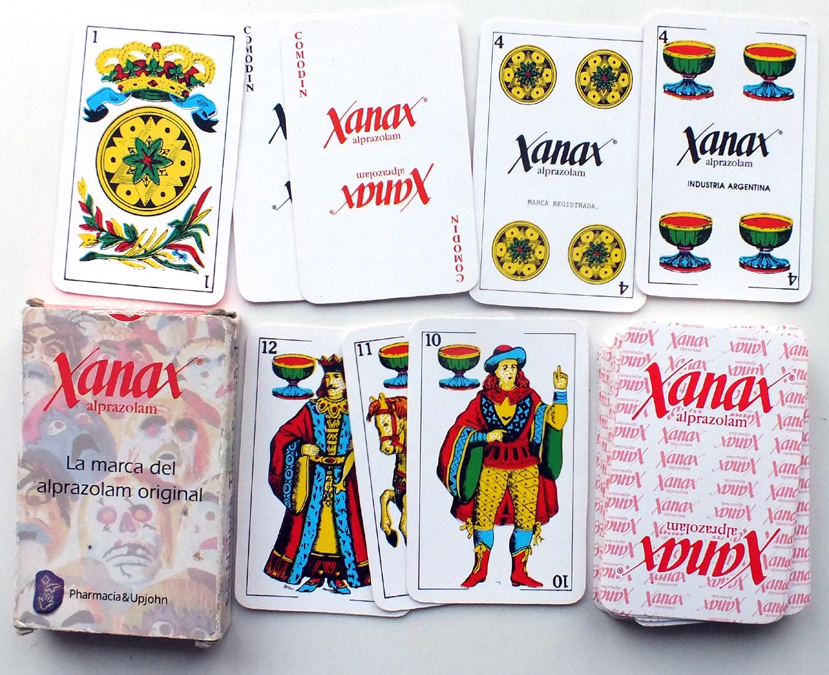 Spanish Cádiz pattern by Gráfica 2001 for Xanax alprazolam, 2001 Spanish Cádiz pattern by Gráfica 2001 for Xanax alprazolam, 2001