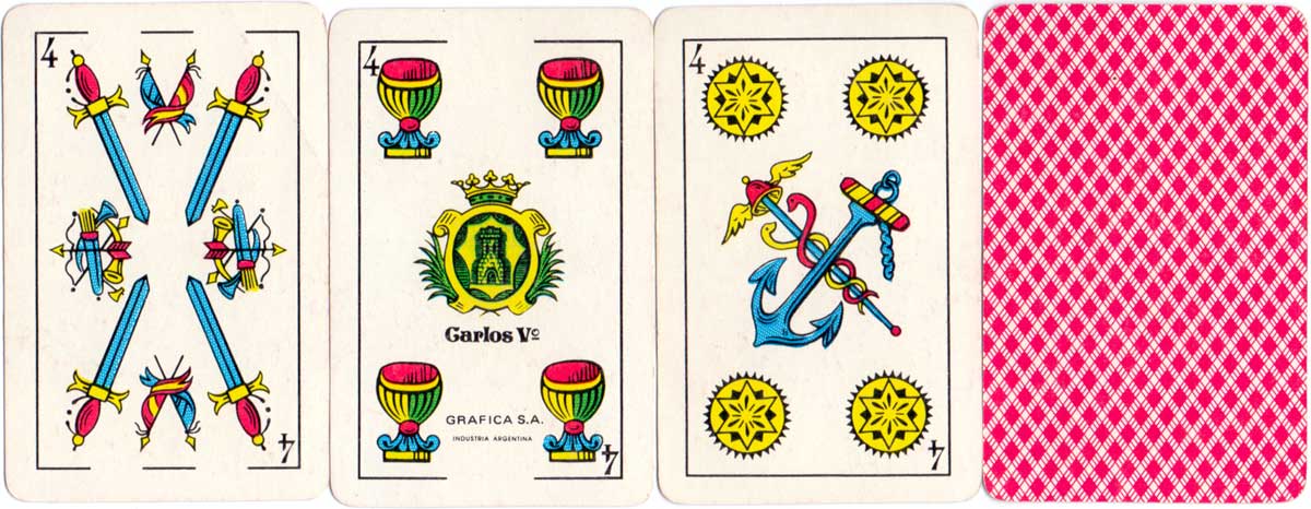 “Carlos Vº” Catalan pattern by Gráfica S.A., Buenos Aires, 1980s