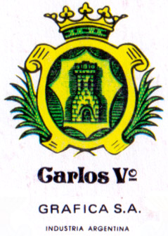 “Carlos Vº” Catalan pattern by Gráfica S.A., Buenos Aires, 1980s