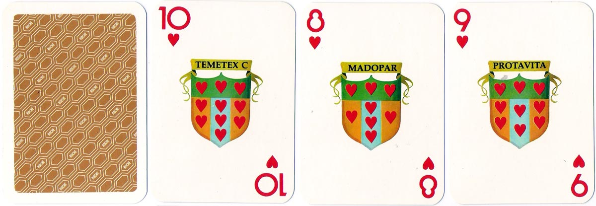 Roche Advertising Playing Cards, Argentina, 1980s Roche Advertising Playing Cards, Argentina, 1980s