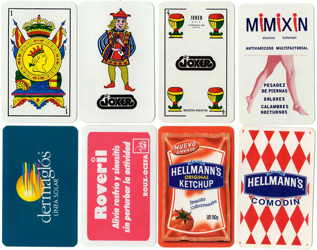 Assorted advertising playing cards by Joker S.A.