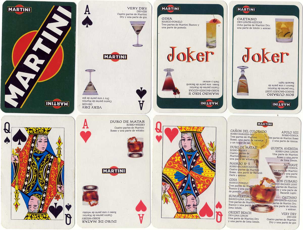 Martini advertising playing cards by Joker S.A., c.2006 Martini advertising playing cards by Joker S.A., c.2006