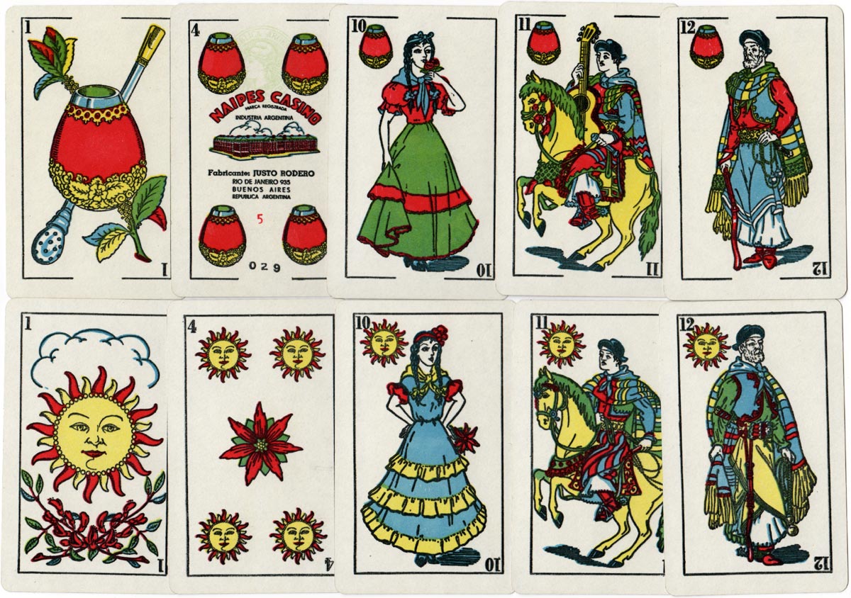 Naipes Casino Estilo Argentino, c.1955 Naipes Casino Estilo Argentino, c.1955
