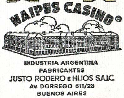 Naipes Casino, c.1975-95 Naipes Casino, c.1975-95