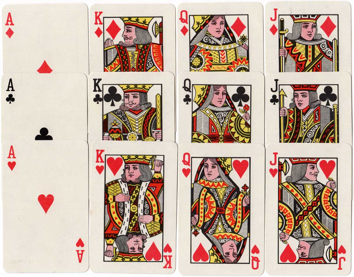 Naipes La Banca's standard Anglo-American style deck for Calfat coffin makers Naipes La Banca's standard Anglo-American style deck for Calfat coffin makers
