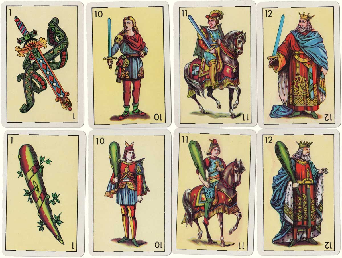 48-card Castilian deck produced by Naipes La Banca 48-card Castilian deck produced by Naipes La Banca