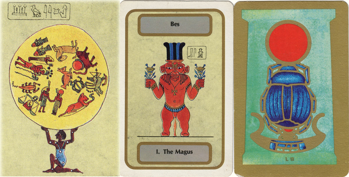 Egyptian Tarot published by Naipes La Banca, Buenos Aires, c.1980