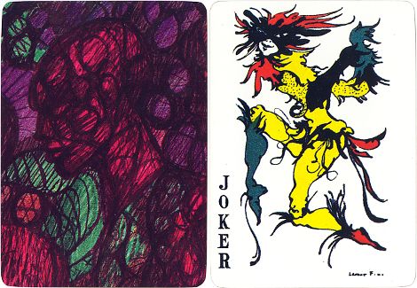 Joker designed by Argentinian artist Leonor Fini