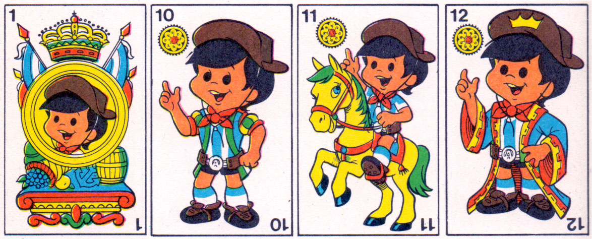 ‘Mundialito’ toy playing cards published in the magazine ‘Radiolandia 2000’, Argentina, 1978
