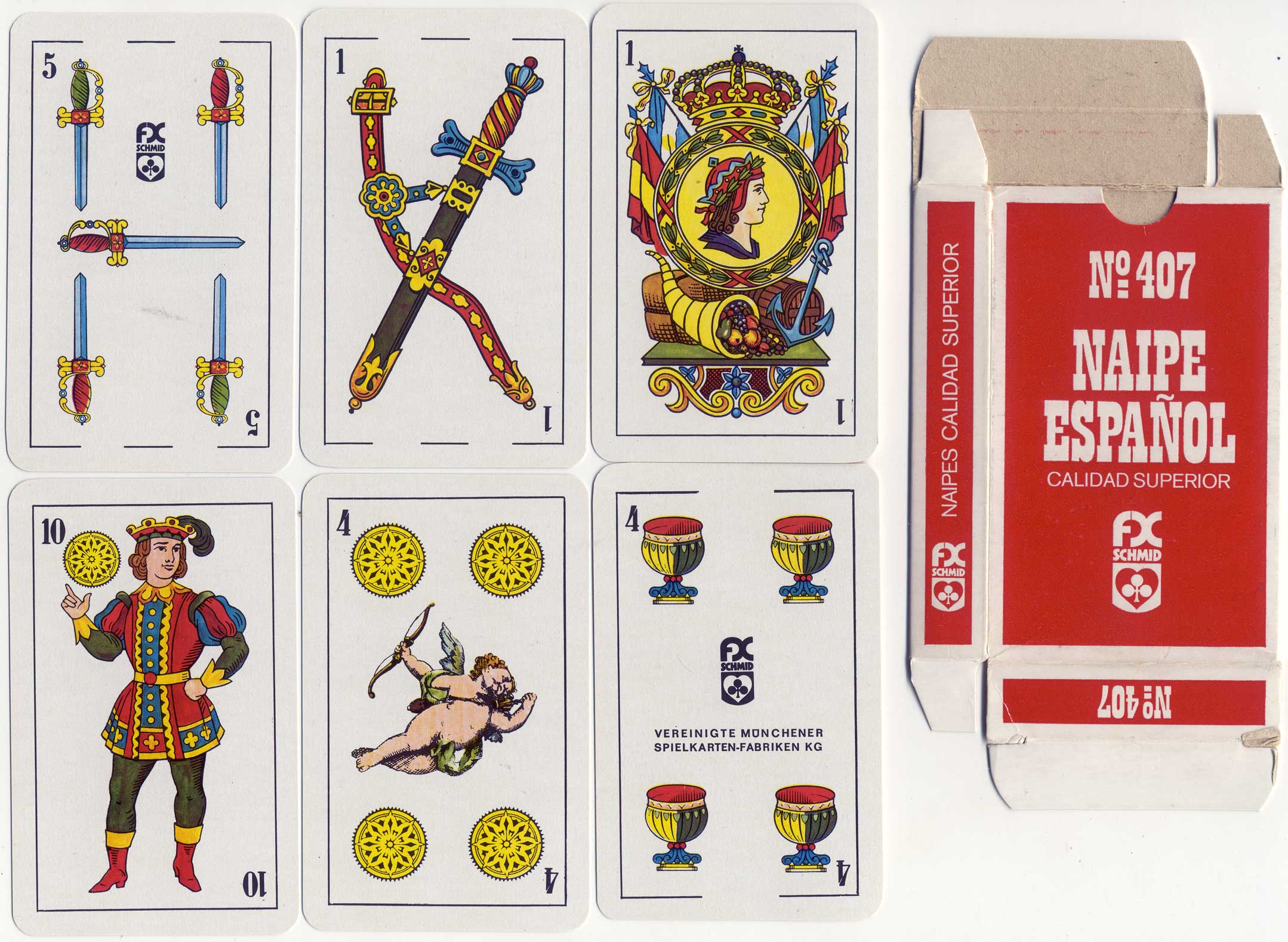 Naipe Español No.407 by F. X. Schmid, c.1980 Naipe Español No.407 by F. X. Schmid, c.1980