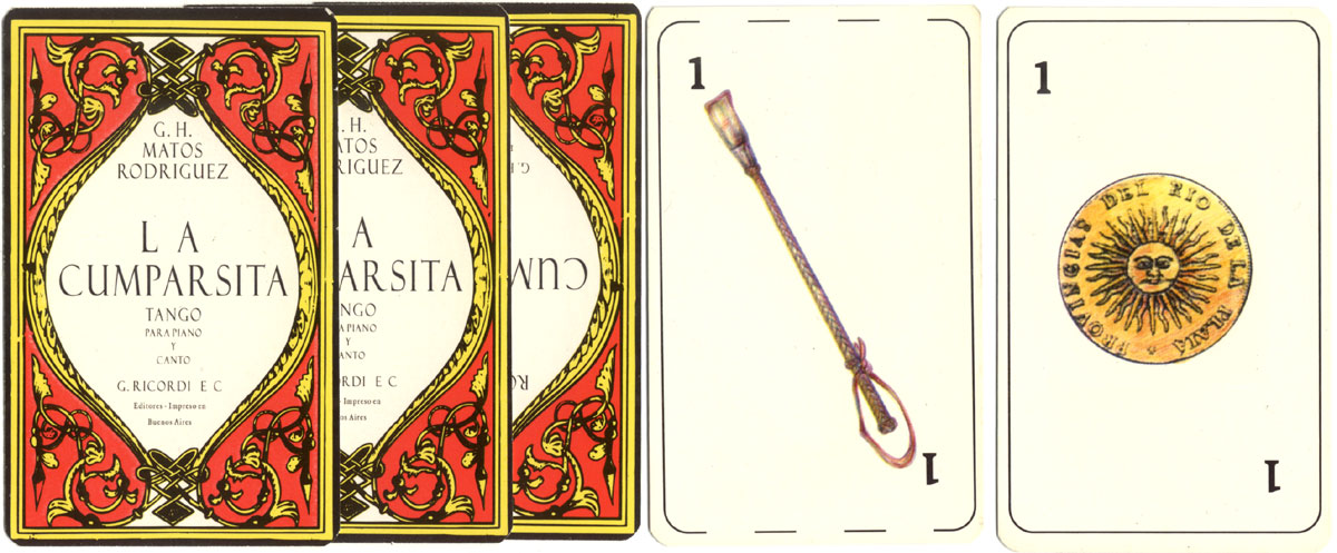 'Tango' playing cards manufactured in Argentina, anonymous manufacturer, 2001