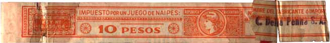 Taxband from Naipes Congreso, c.1965