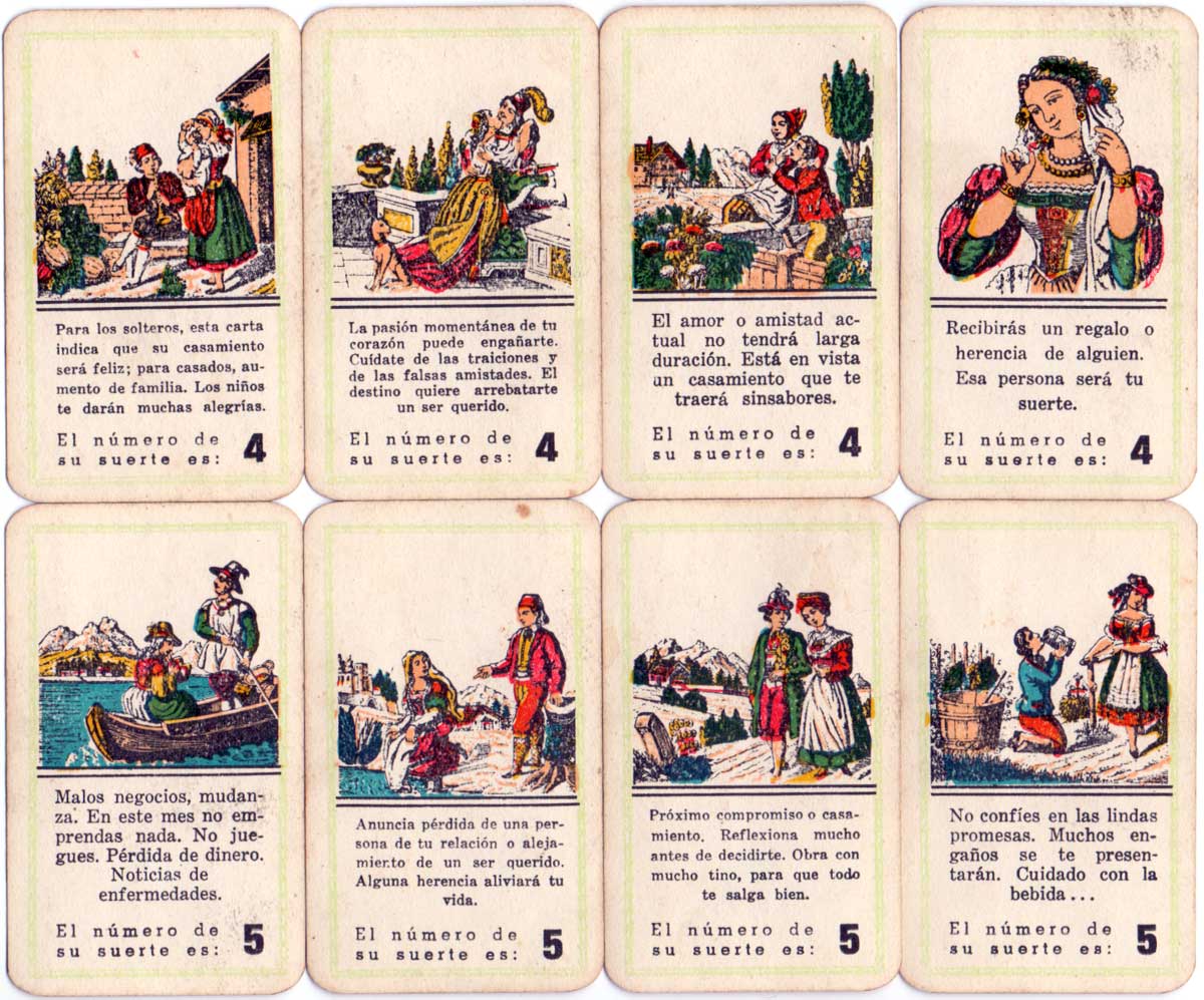 Cartas Gitanas, Vigor S.A.C e I, c.1960