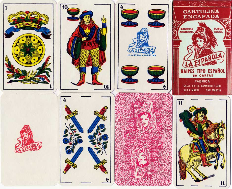 Naipes La Española made by Gráfica S.A. c.1975 Naipes La Española made by Gráfica S.A. c.1975