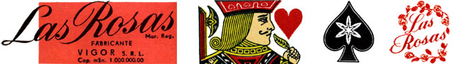 Las Rosas playing cards by Vigor S.R.L. Las Rosas playing cards by Vigor S.R.L.